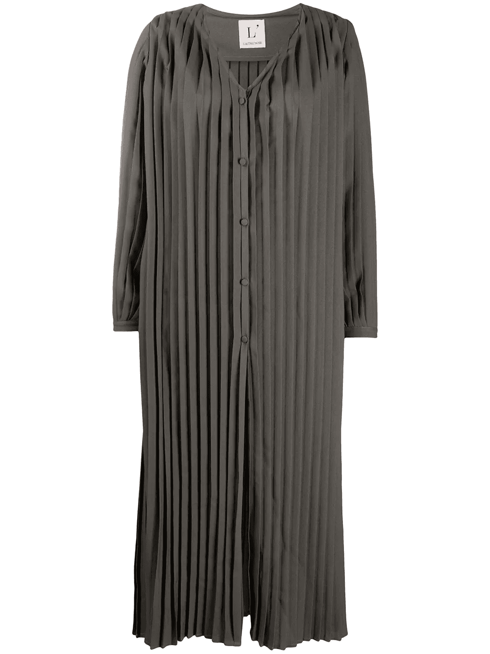 pleated midi dress - Image 1