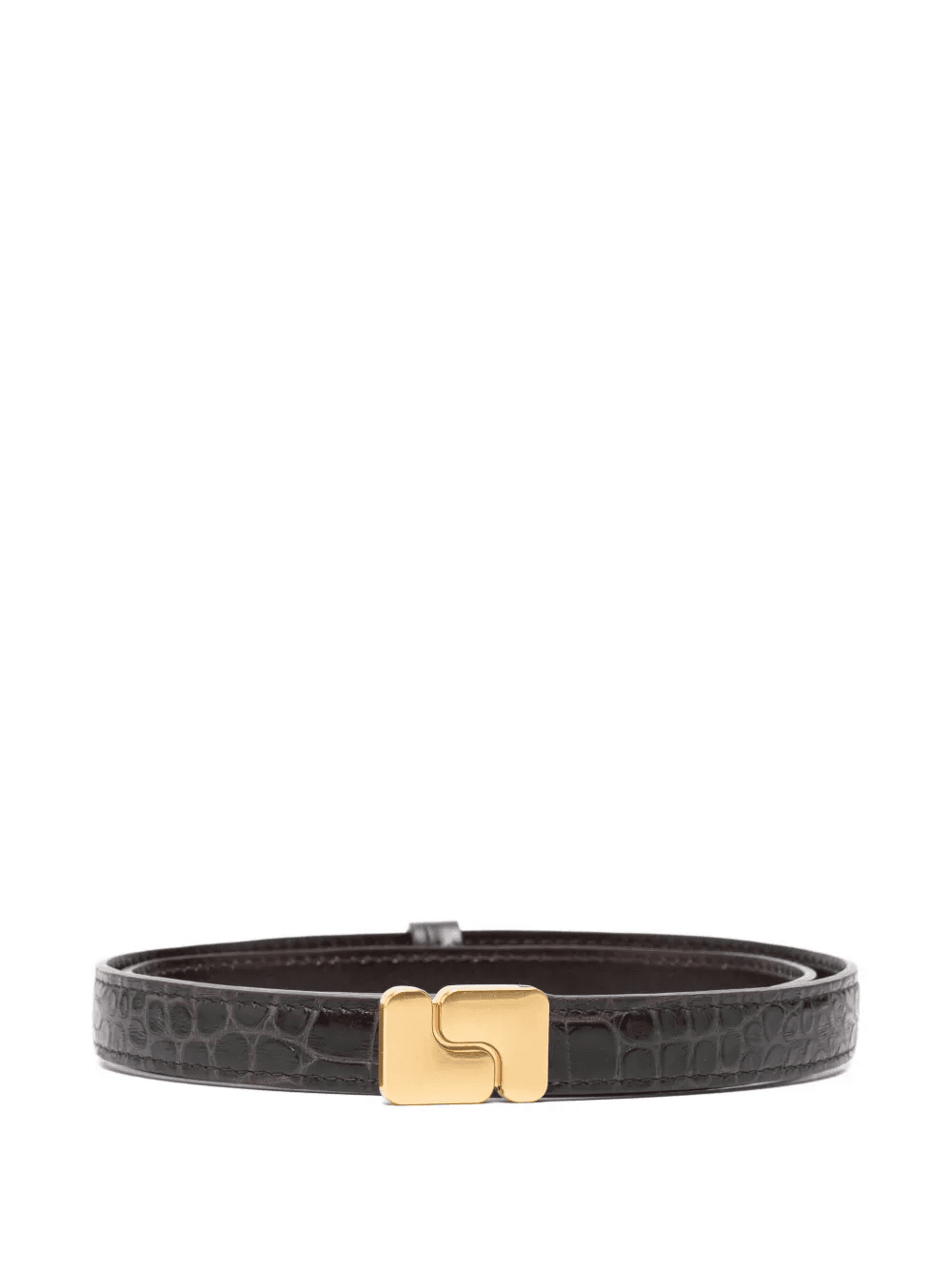 mini Ninon croc-effect belt - Image 1