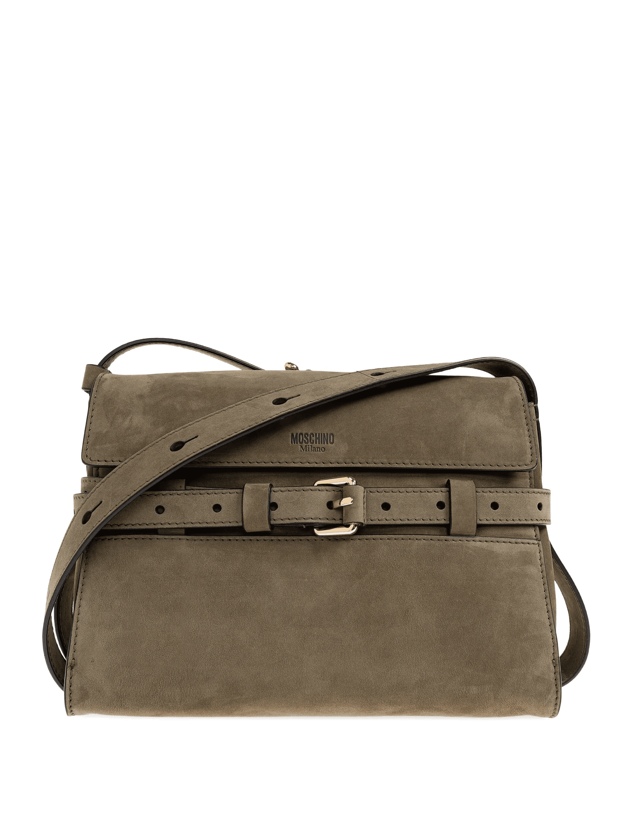 medium Tie Me suede crossbody bag - Image 1