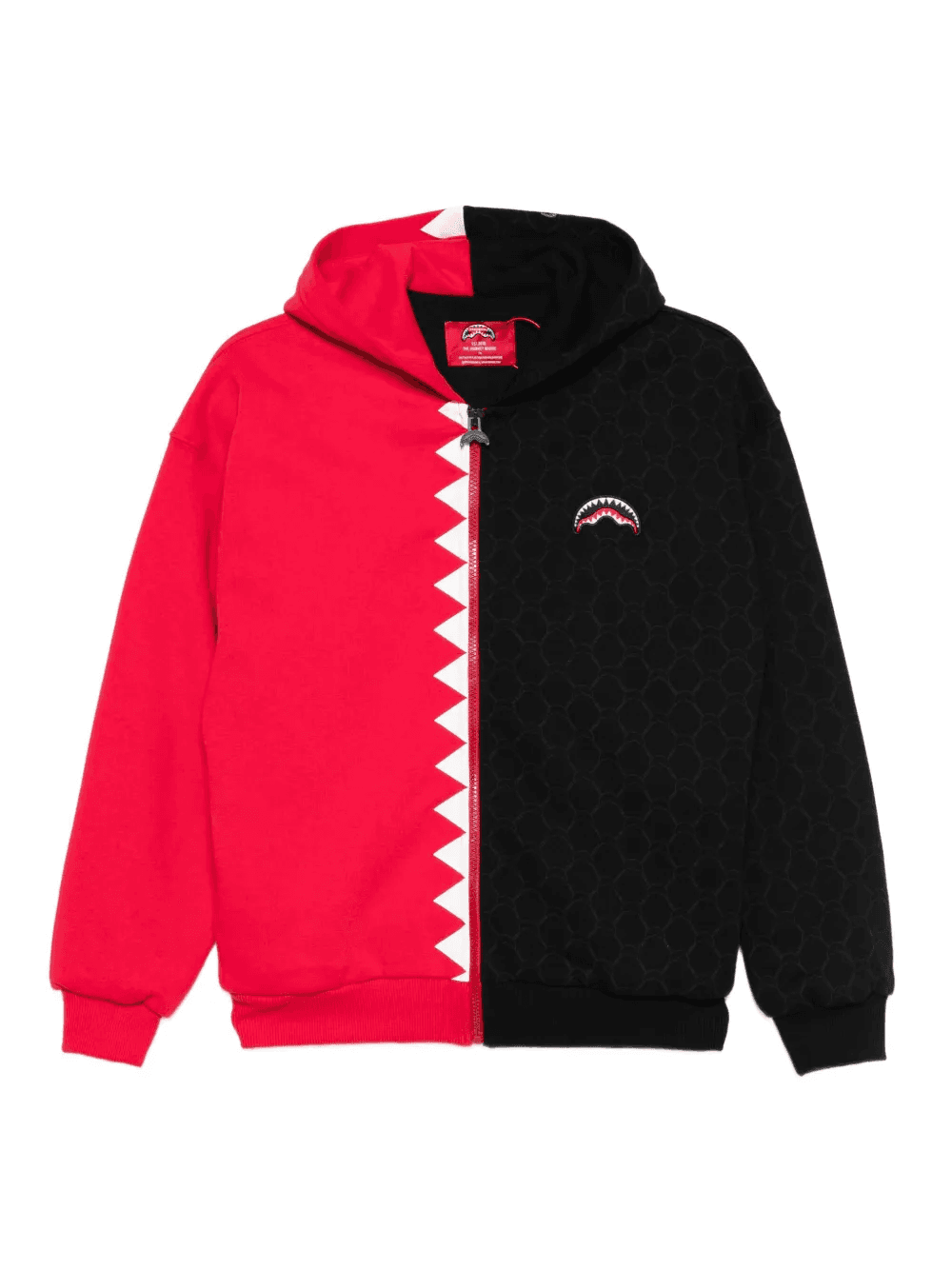 shark-print hoodie - Image 1