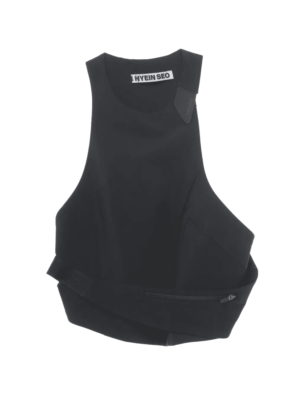 cut-out cropped tank top - Image 1