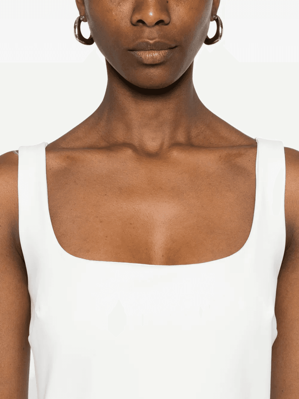 Gilia square-neck midi dress - Image 1