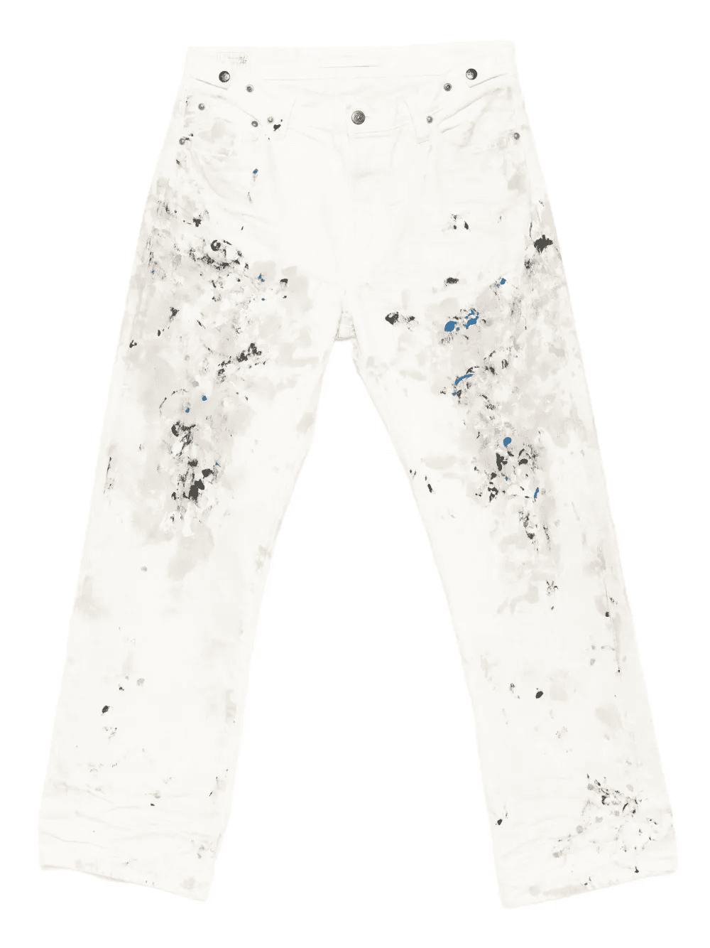 paint-splatter jeans - Image 1