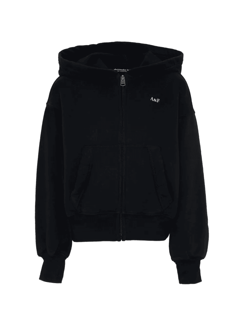 zip hooded sweatshirt - Image 1