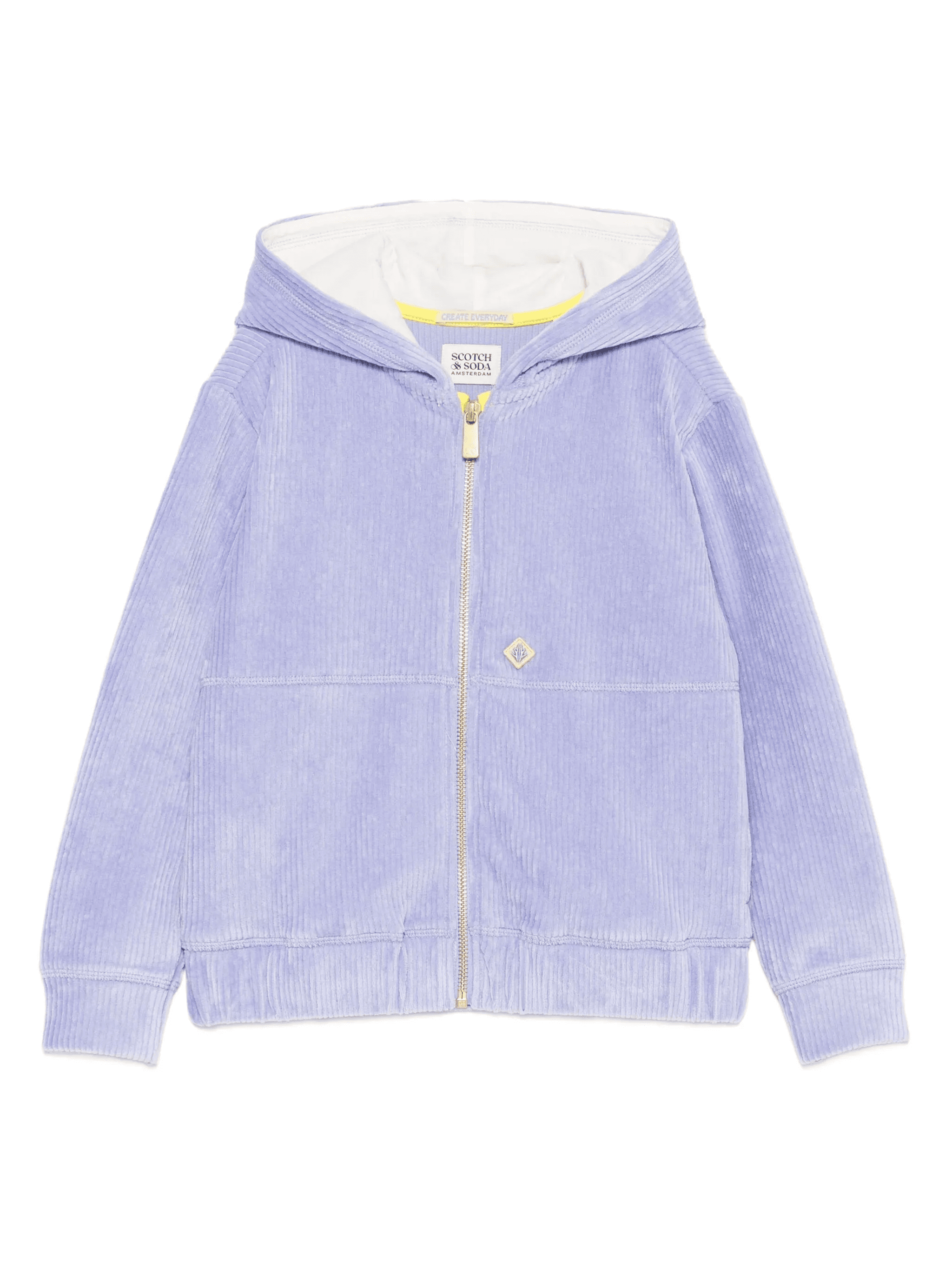 corduroy zip-up hoodie - Image 1