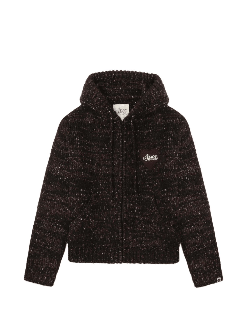 hooded zip knitwear - Image 1