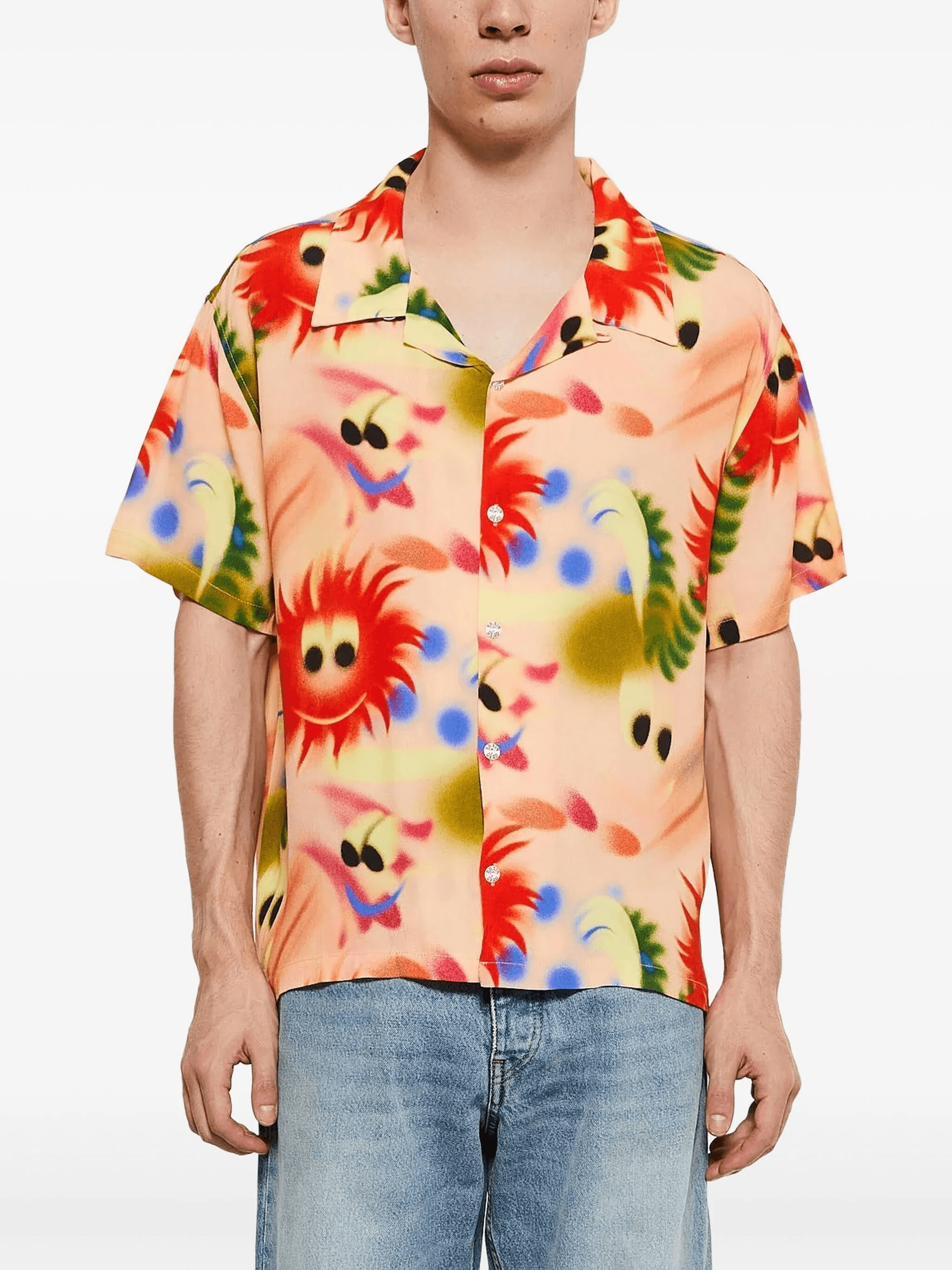 graphic-print shirt - Image 1
