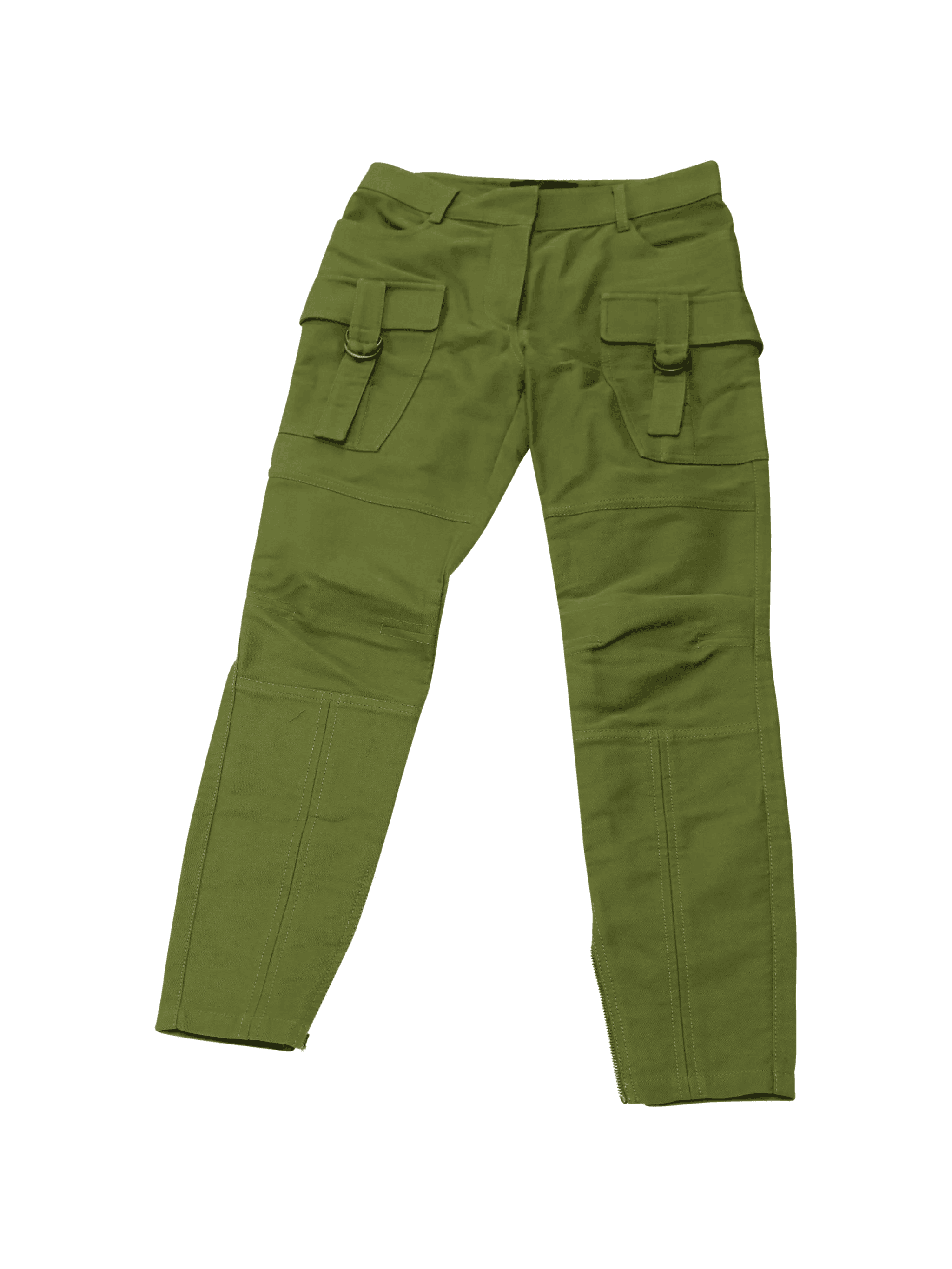 buckled-pocketS cotton trousers - Image 1