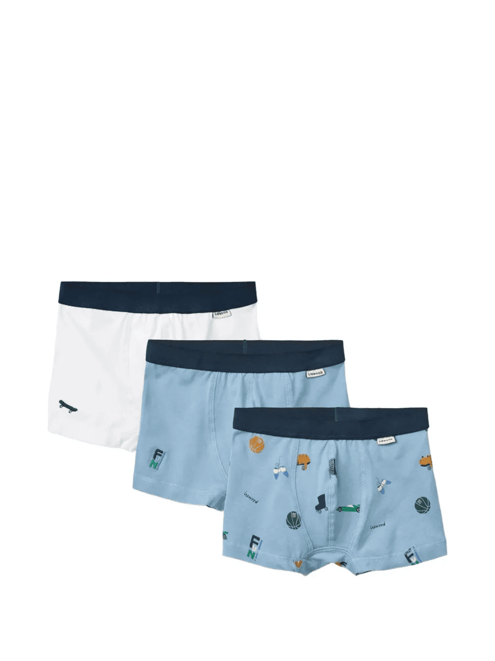 graphic waistband boxers set of three - Image 1