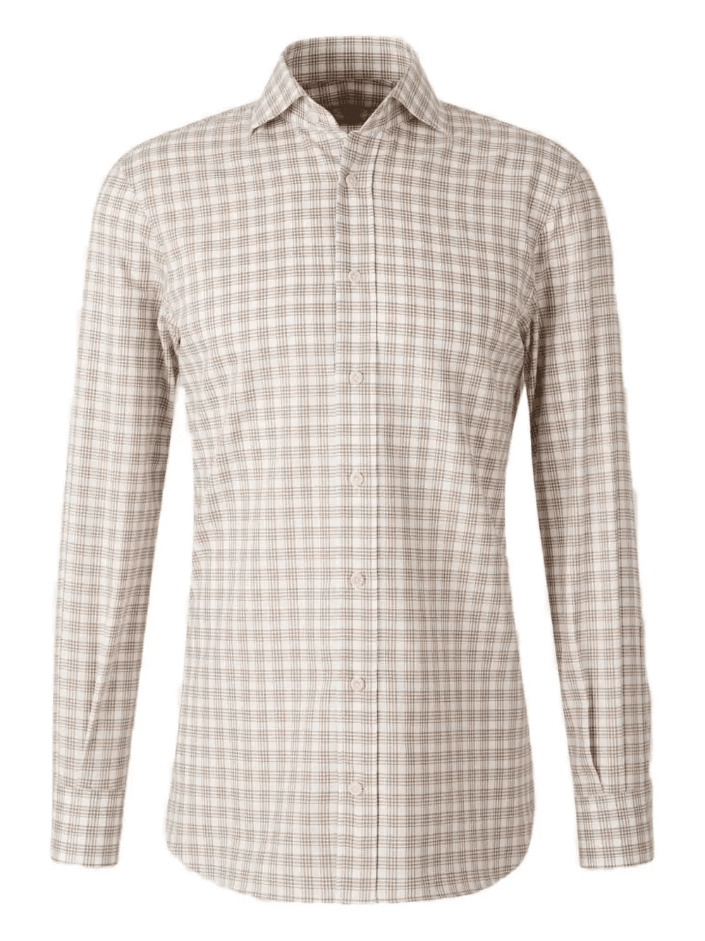 buttoned patterned dress shirt - Image 1