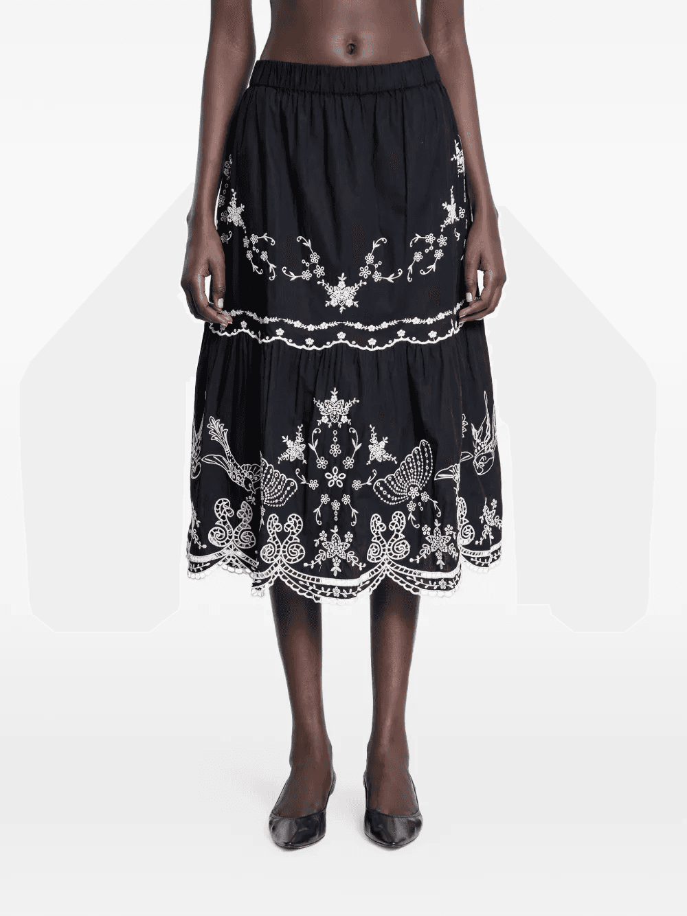 embroidered kingsley skirt - Image 1