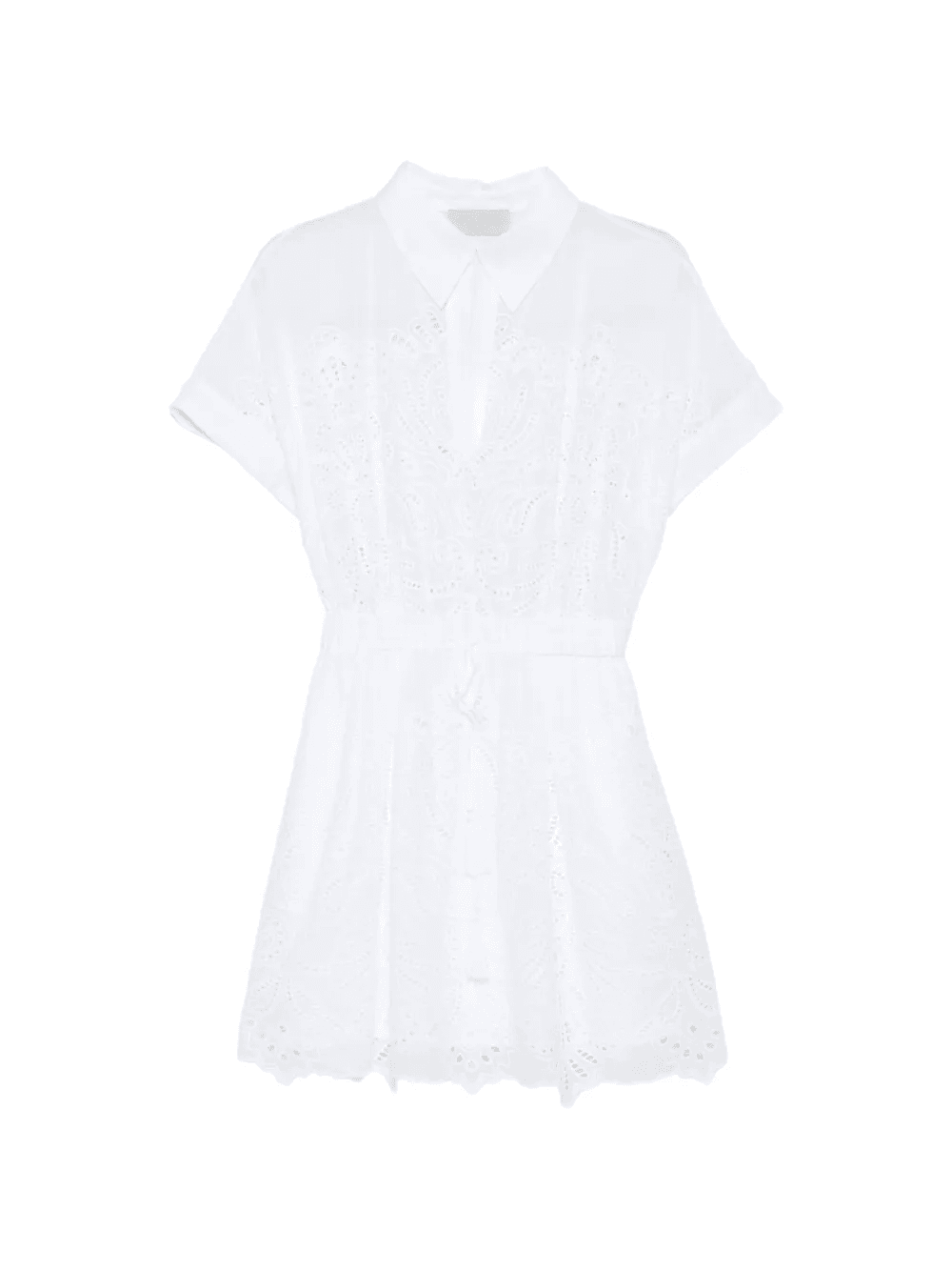 eyelet drawstring dress - Image 1