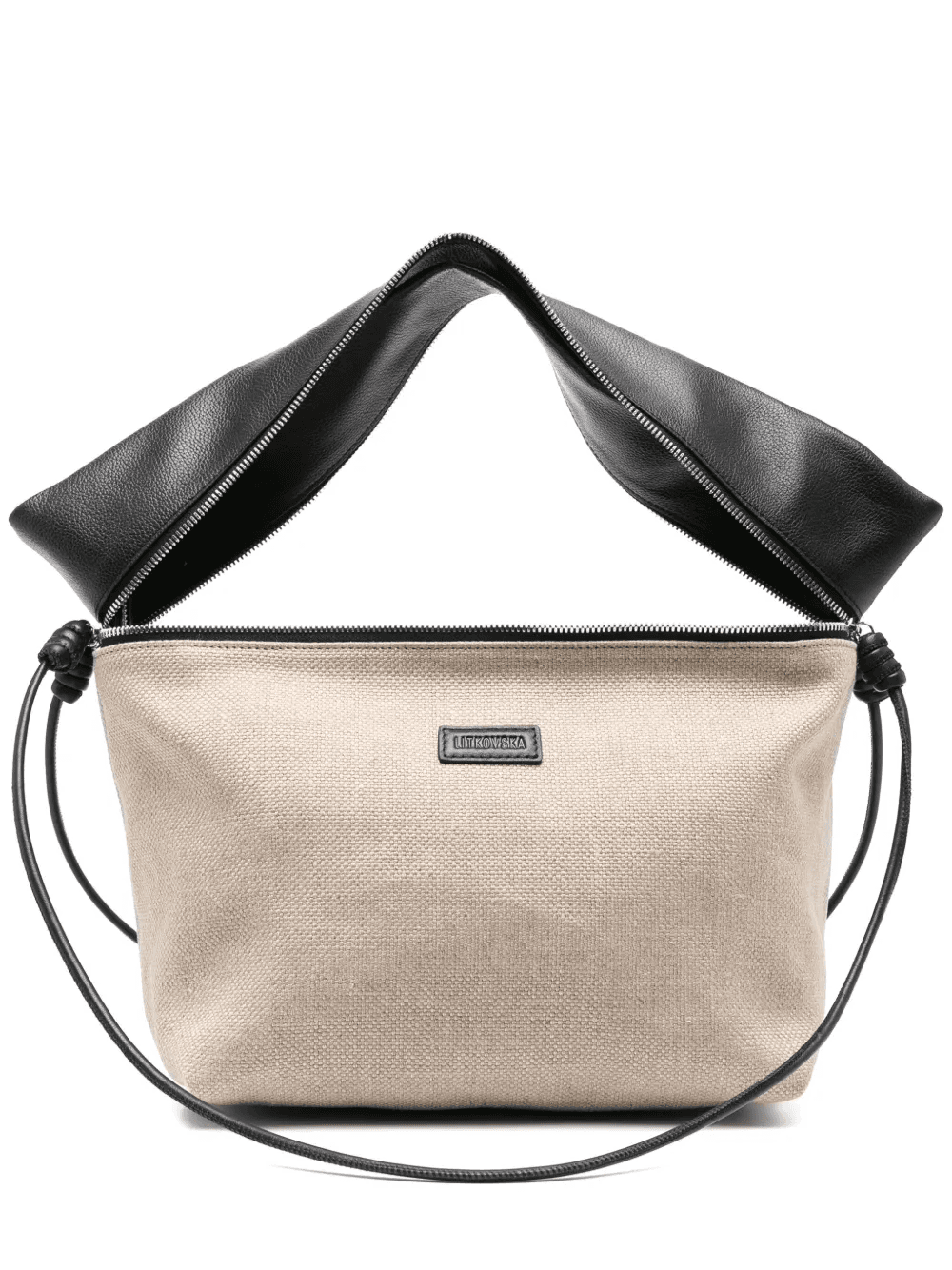 mini decorative-zip shoulder bag - Image 1