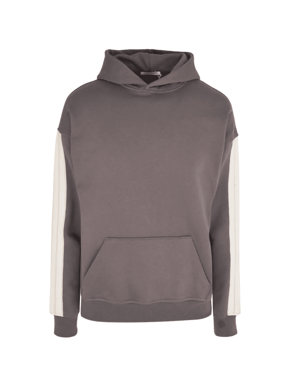 striped fleece sweatshirt - Image 1