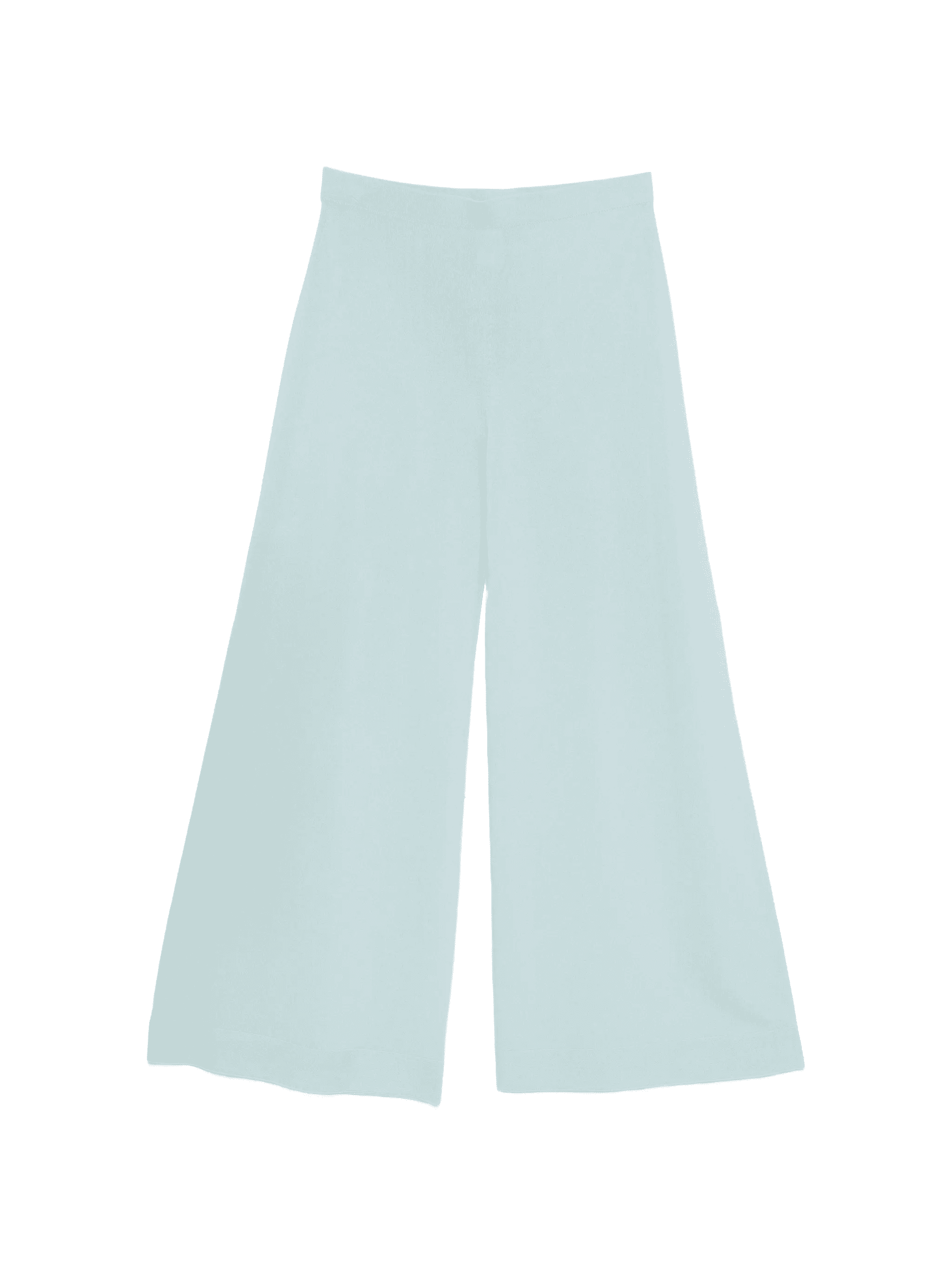 fine-knit wide-leg trousers - Image 1
