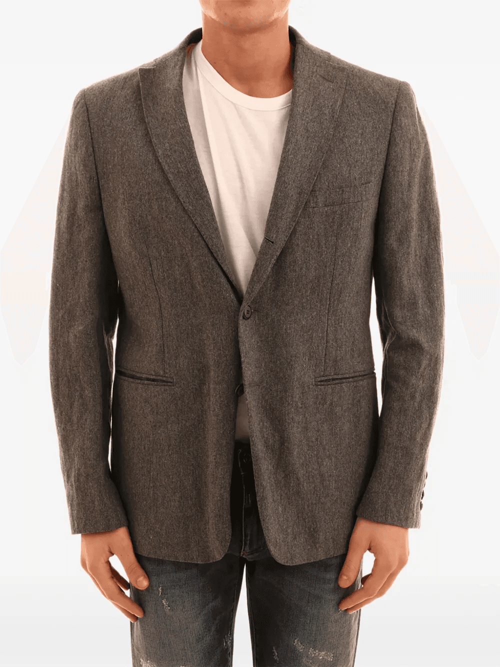 single-breasted blazer - Image 1
