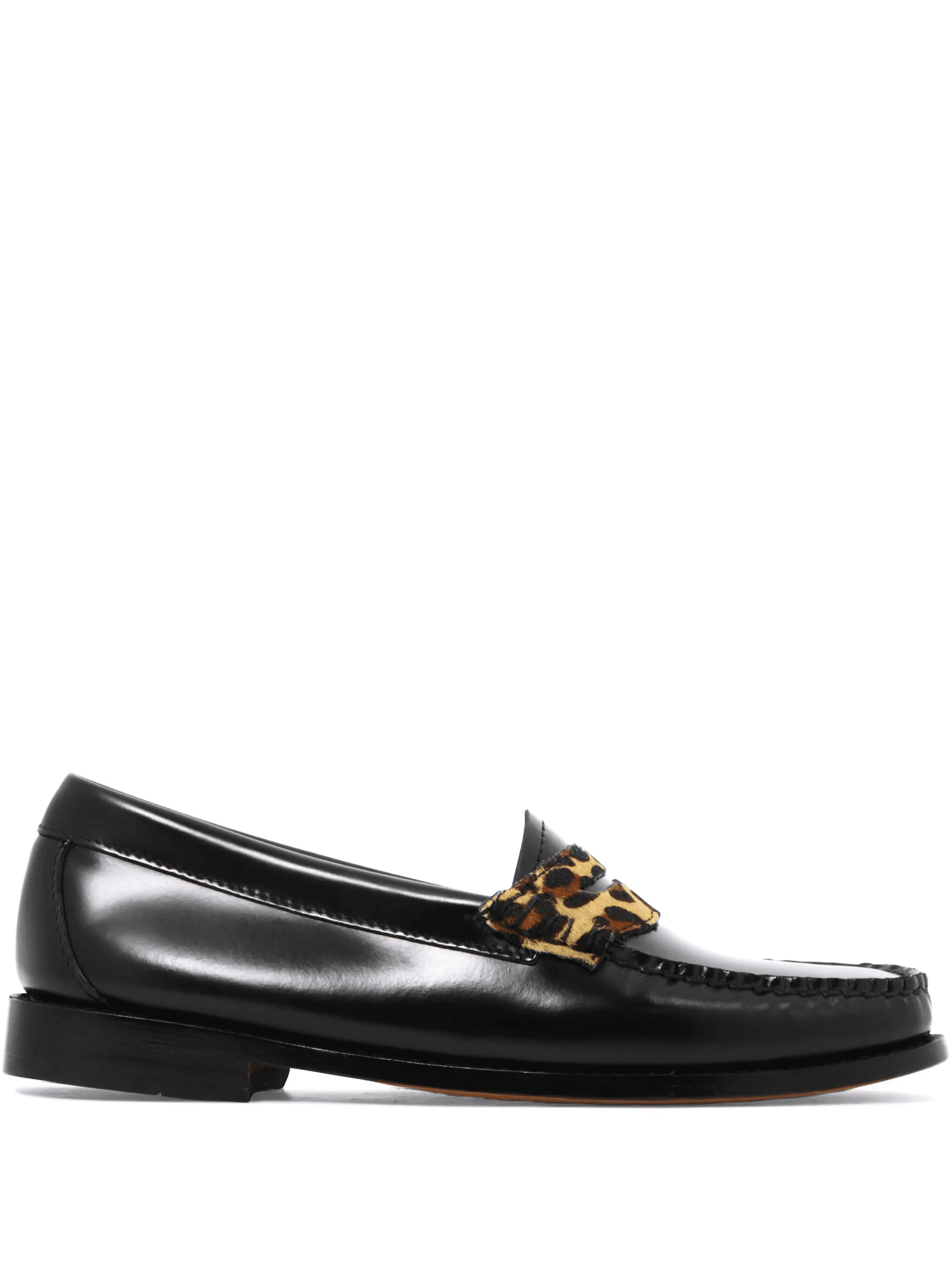 leopard-print strap loafers - Image 1