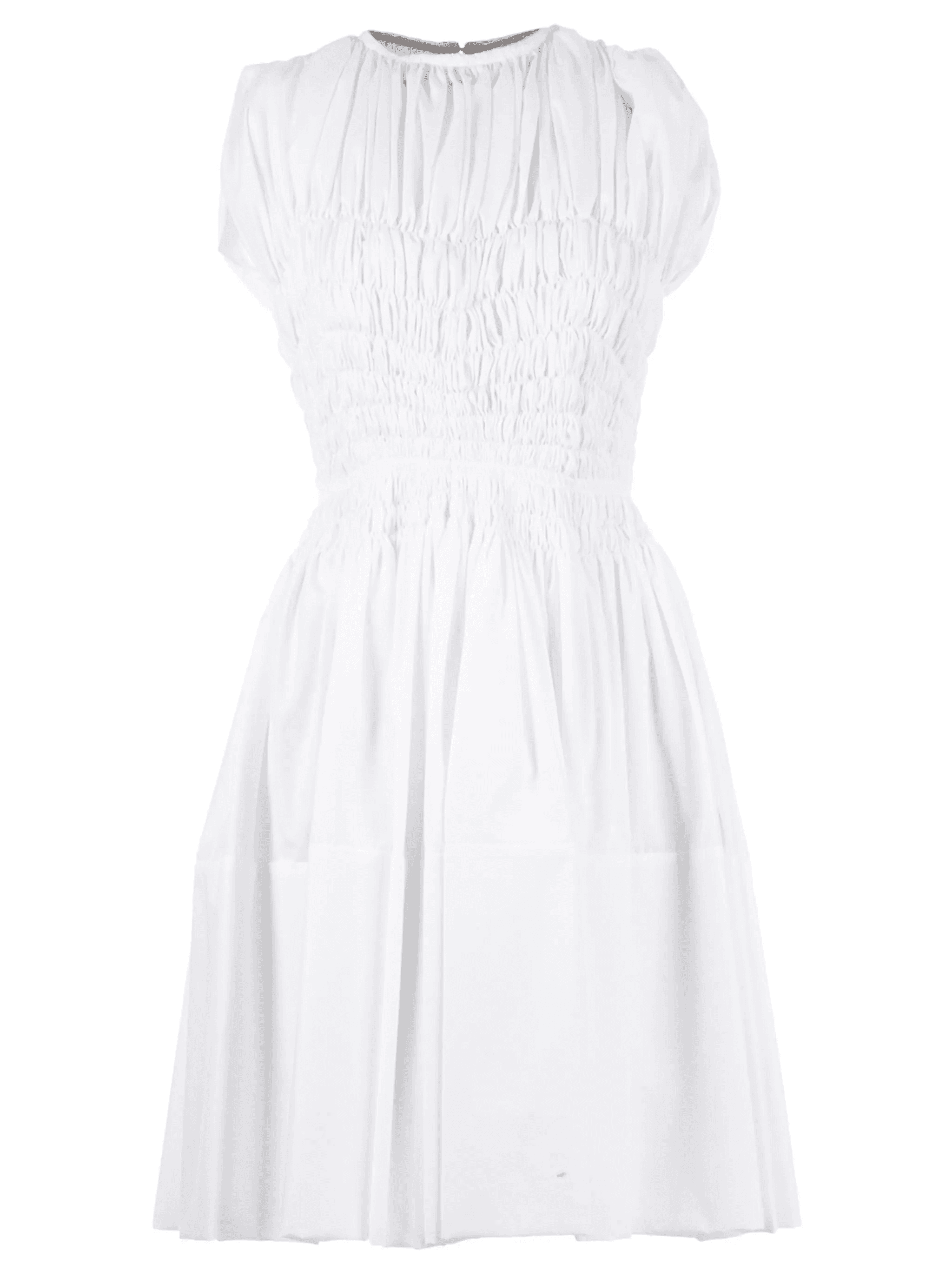 ruched flared dress - Image 1