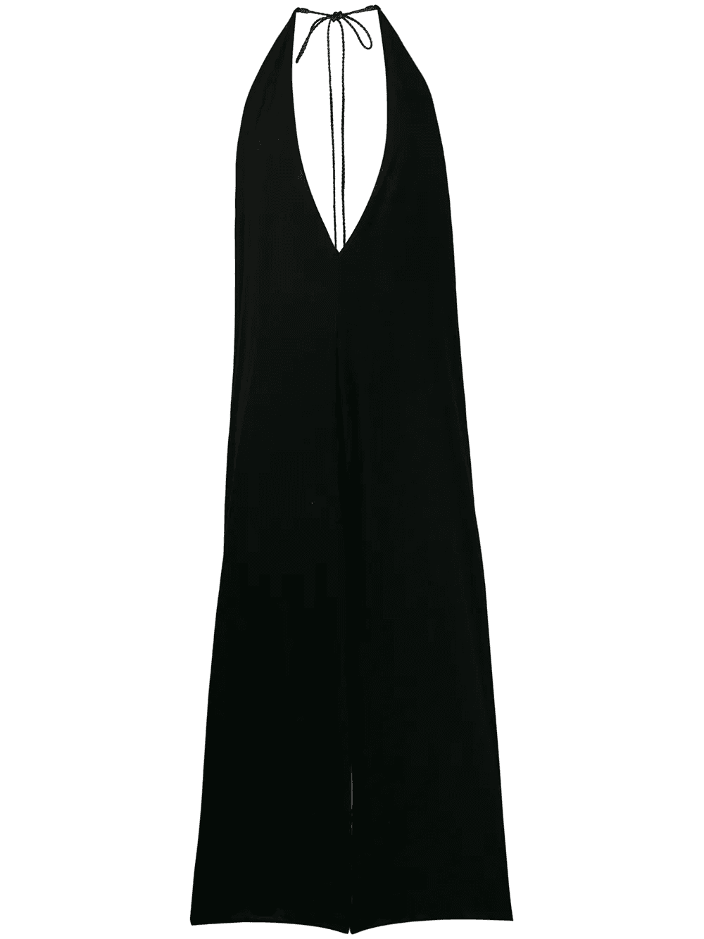 deep V-neck jumpsuit - Image 1