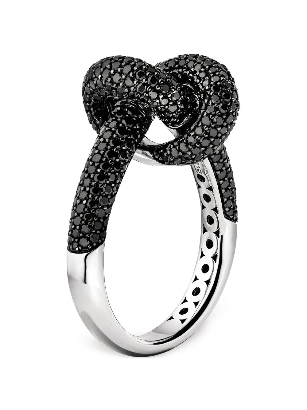 black-diamond knot ring - Image 1