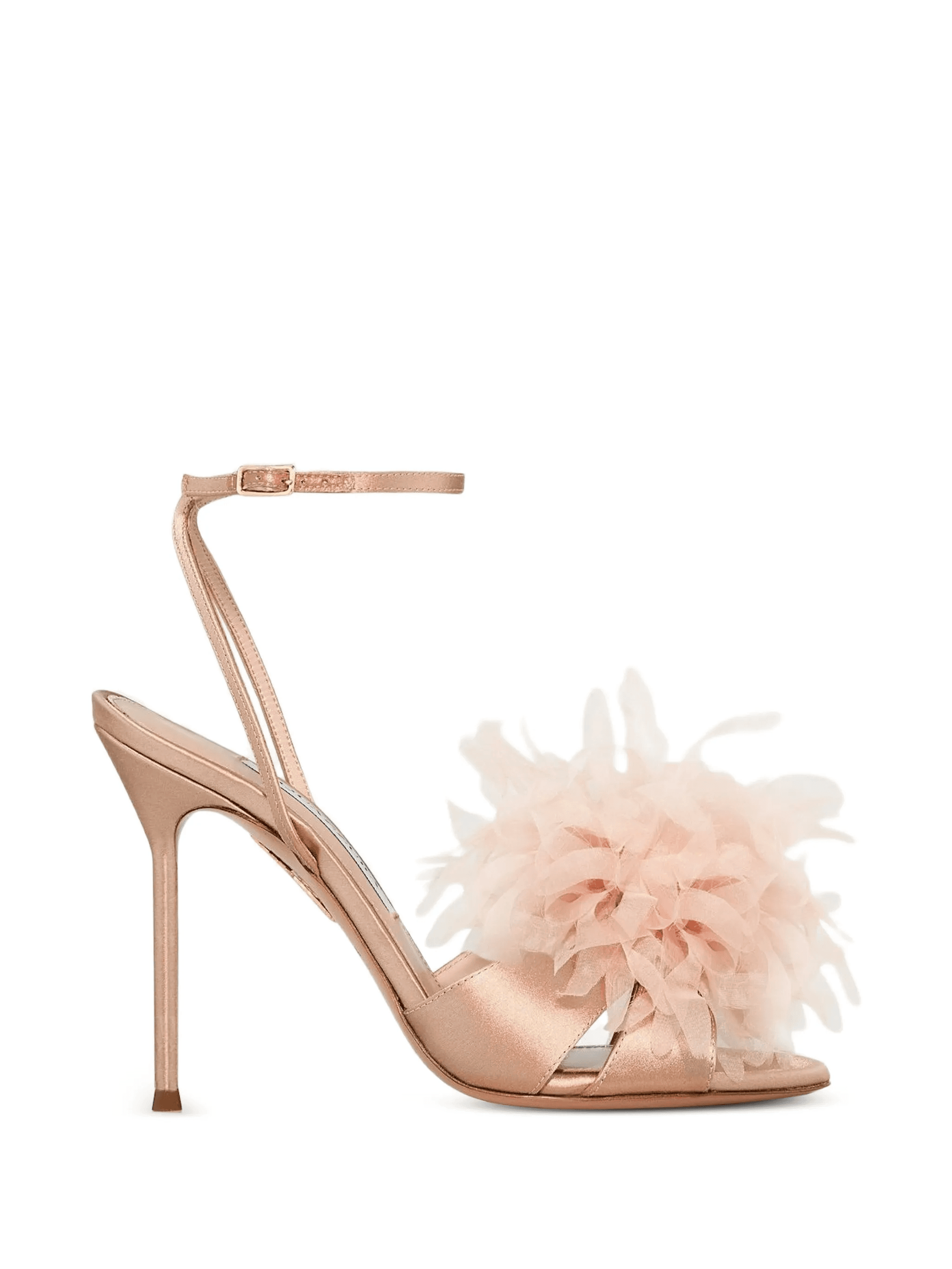 Poème flower-embellished ankle-strap sandals - Image 1
