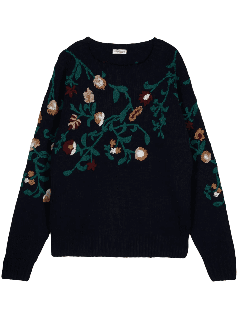 floral intarsia-knit jumper - Image 1