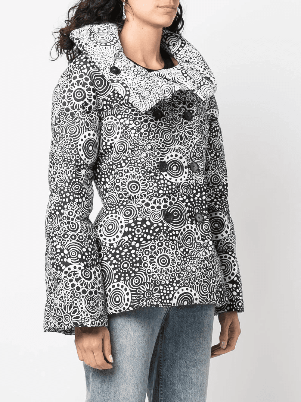 paisley-print puffer jacket — Image 4