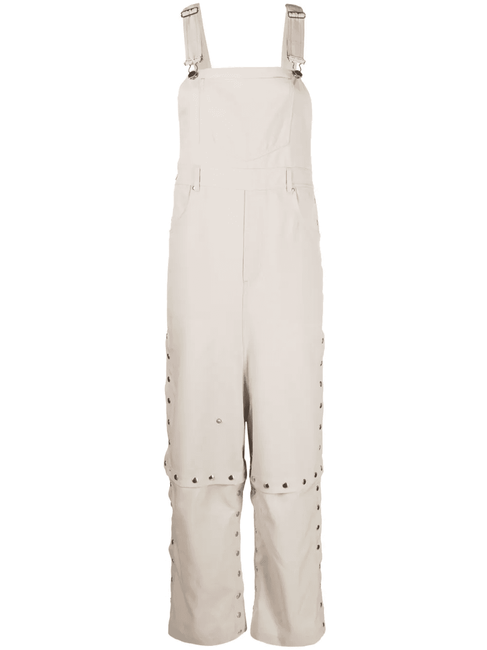 convertible studded wide-leg overalls - Image 1