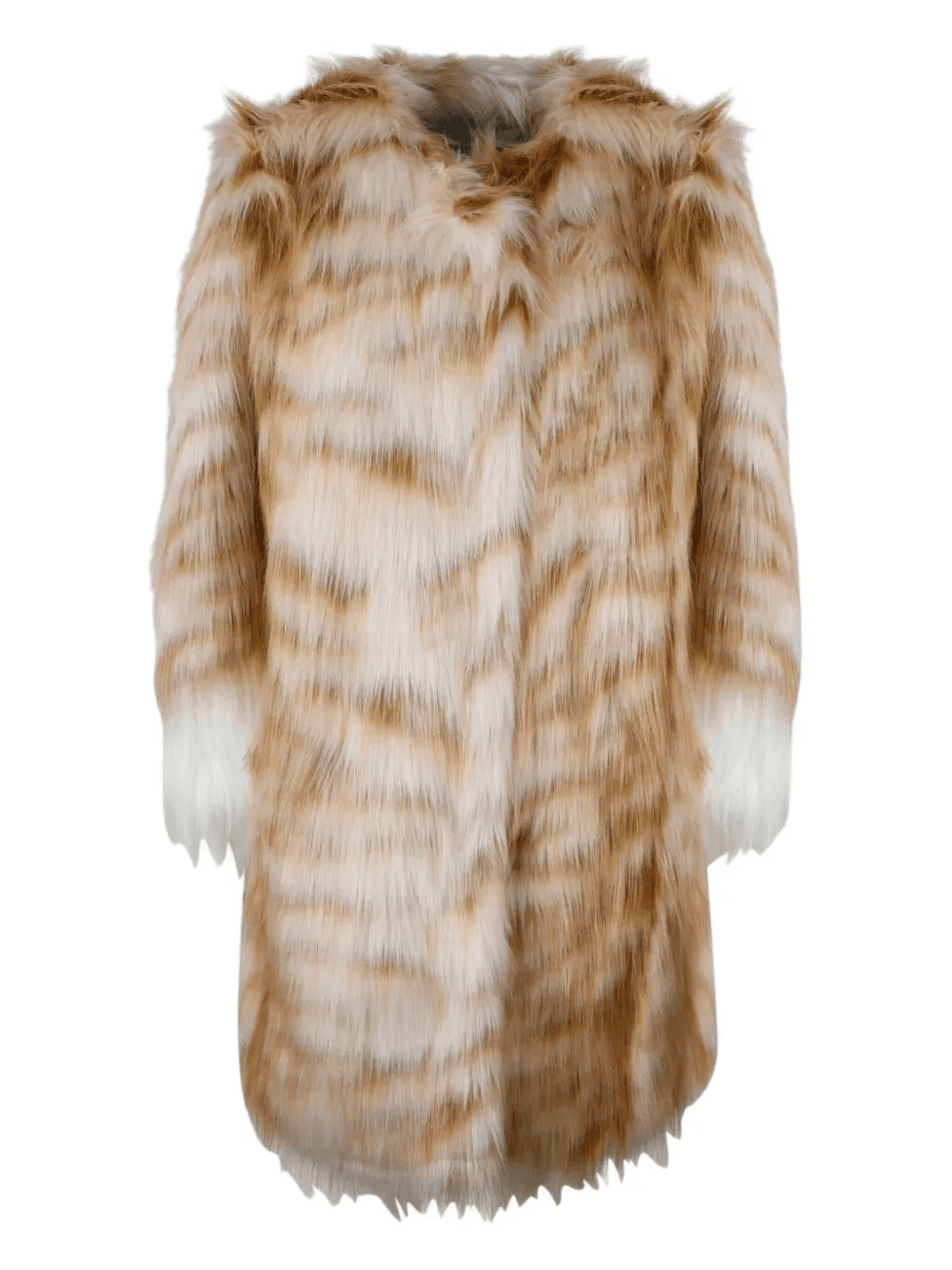 oversized faux fur coat - Image 1