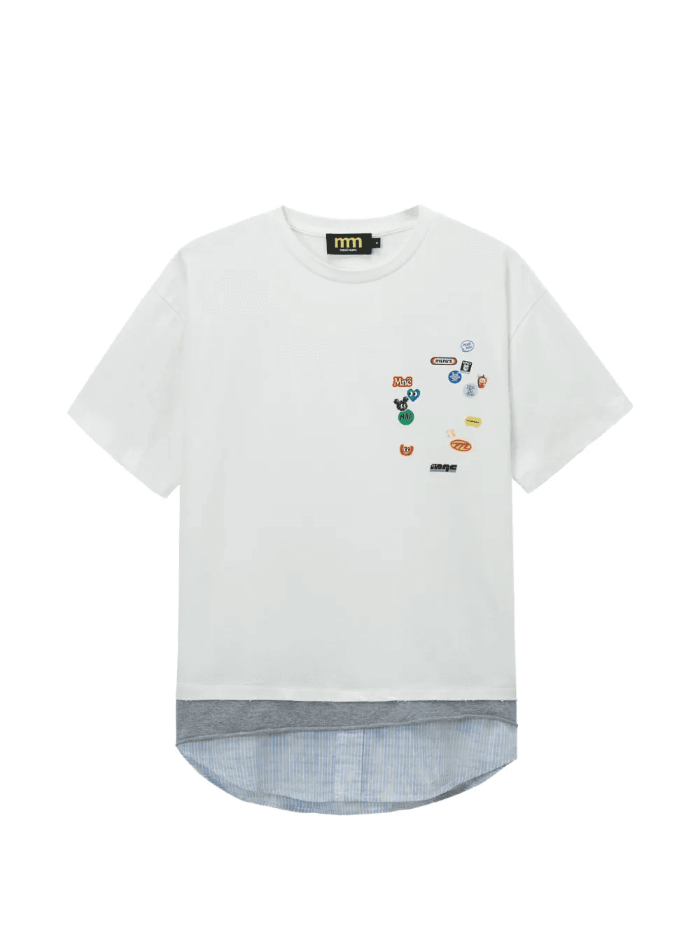 layered T-shirt - Image 1