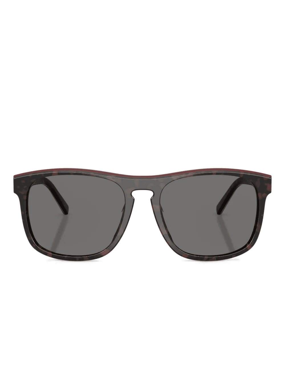 tortoiseshell square sunglasses - Image 1