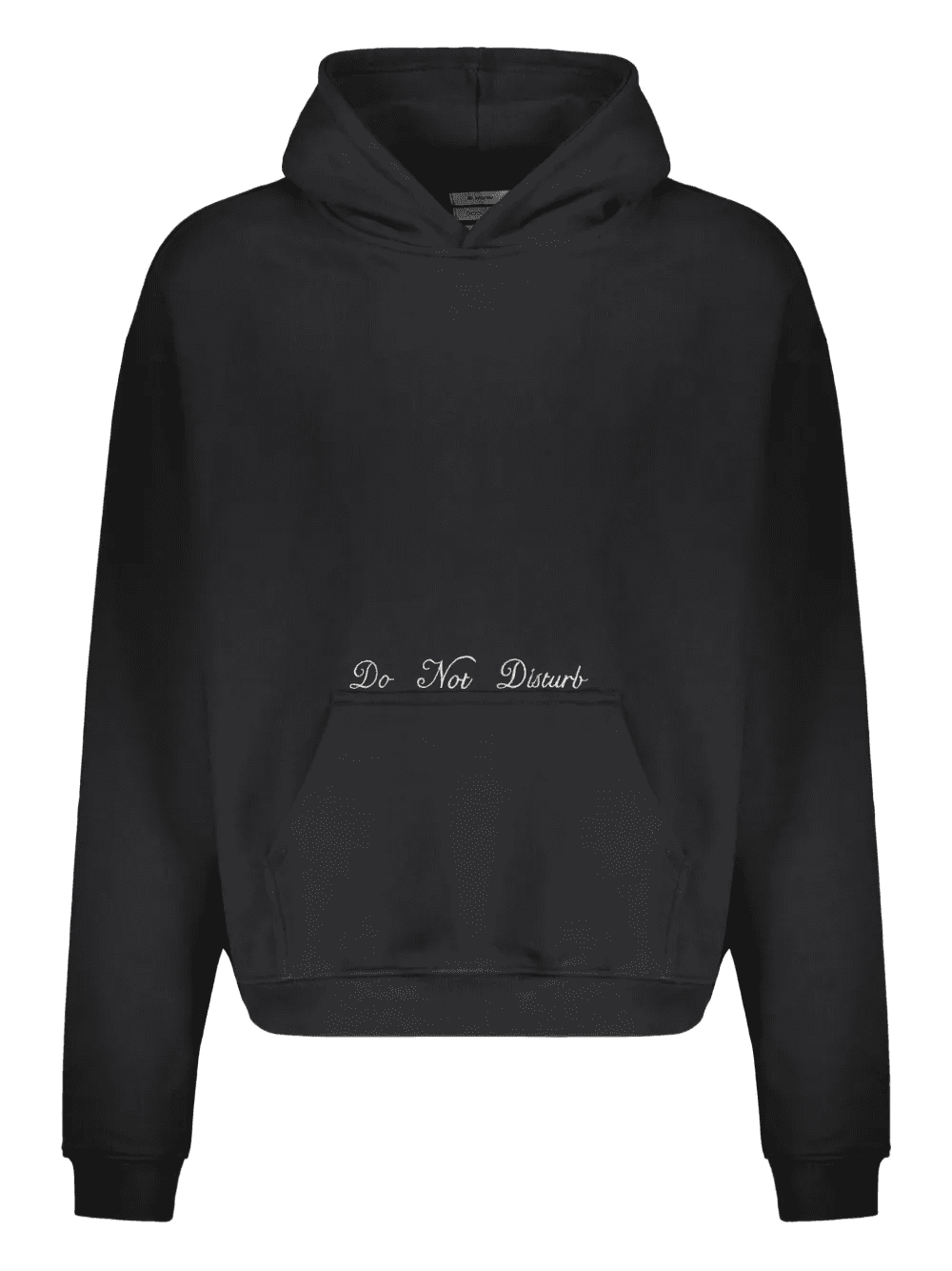 lettering-print hoodie - Image 1