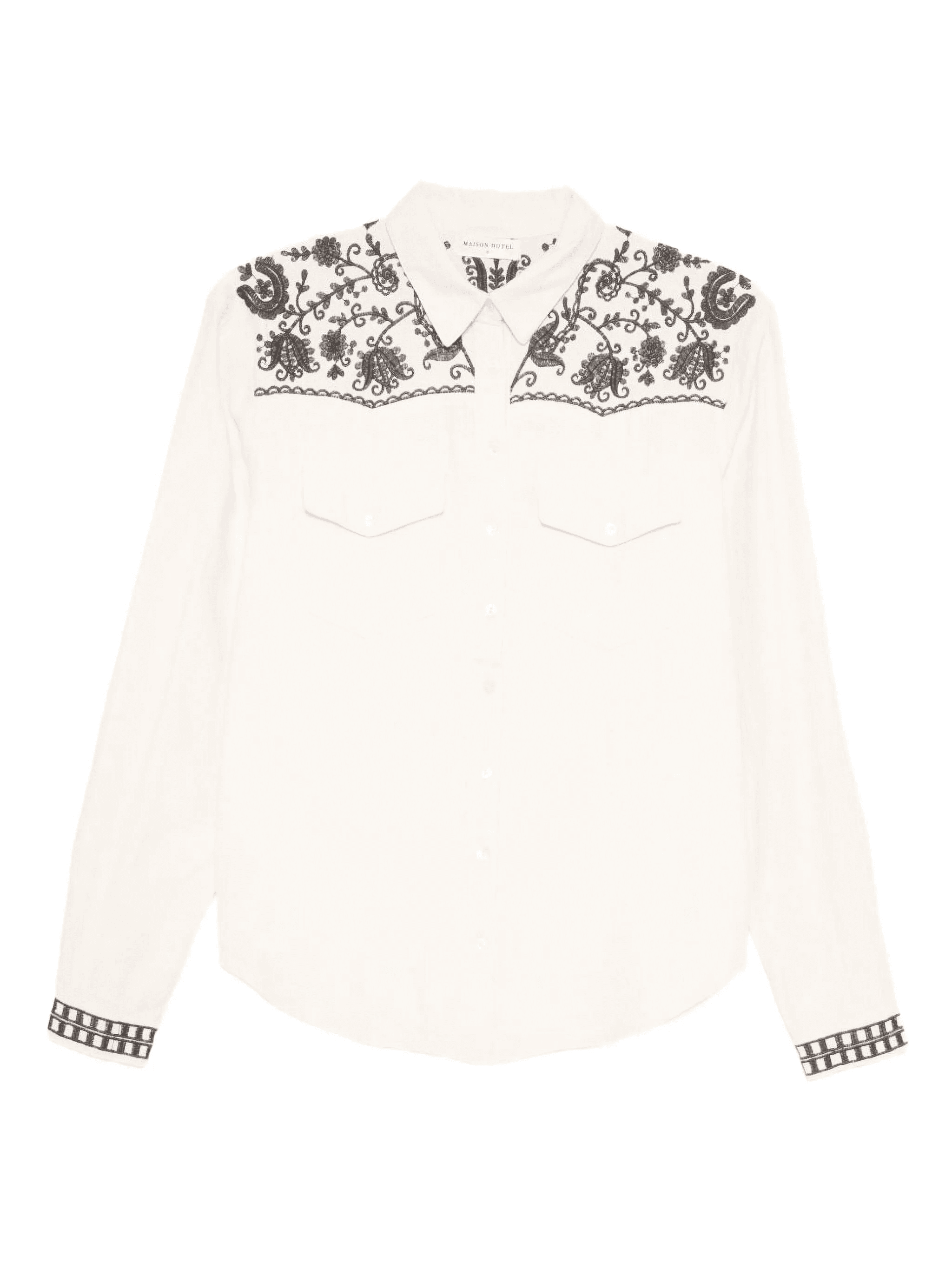 embroidered shirt - Image 1