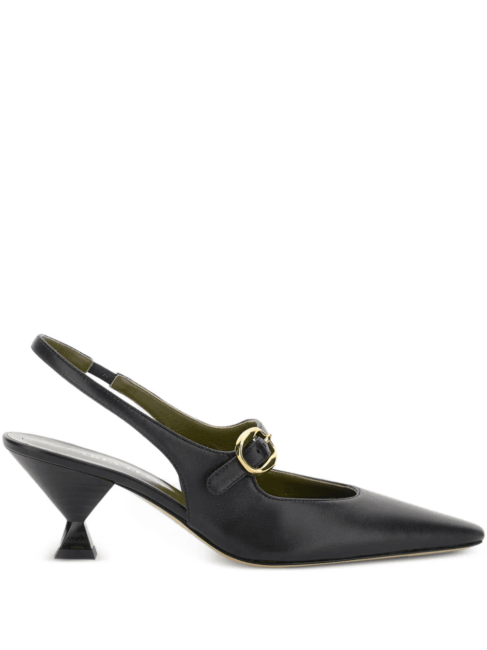 slingback pointed-toe pumps - Image 1