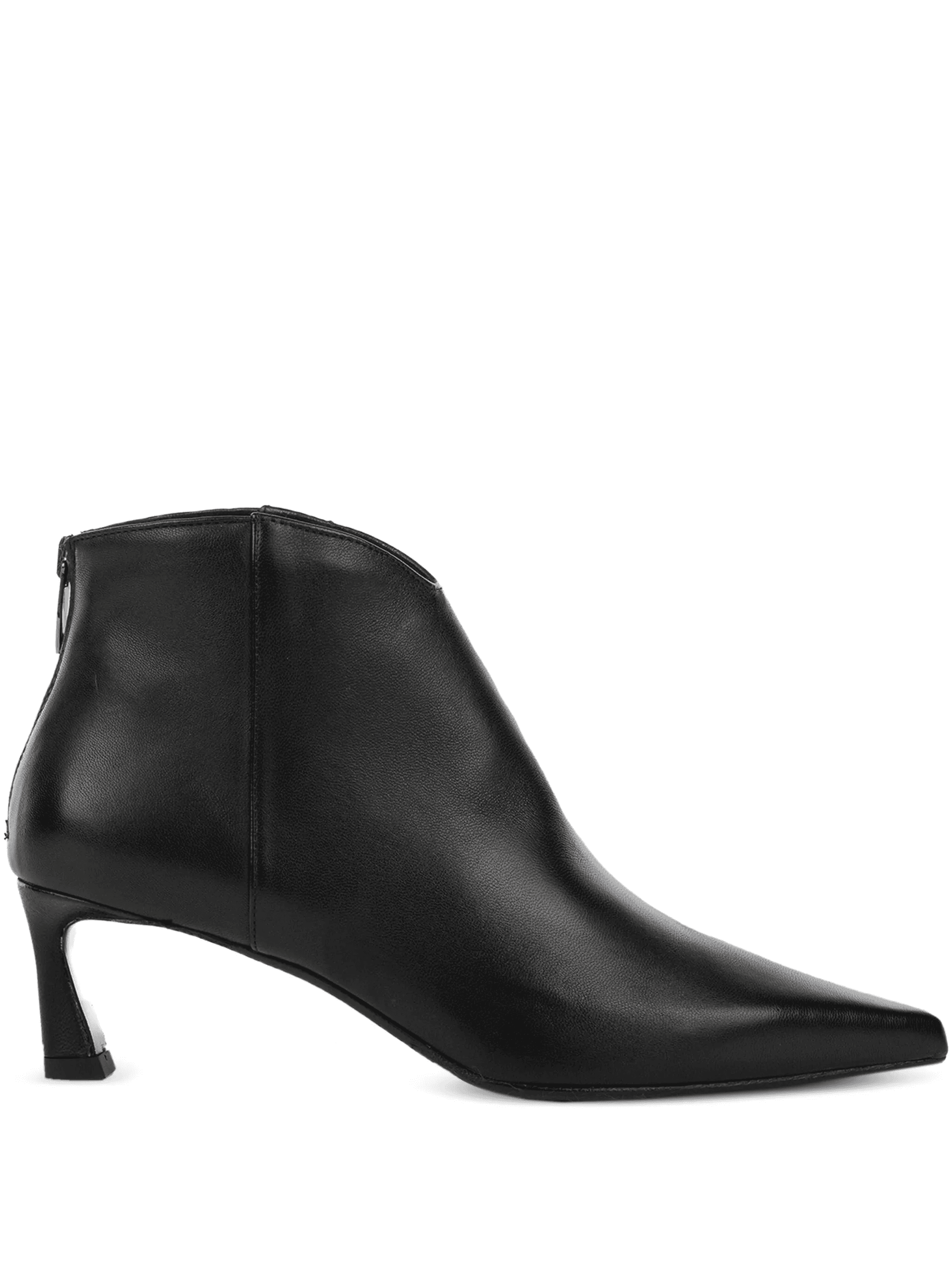 pointed toe leather boots - Image 1