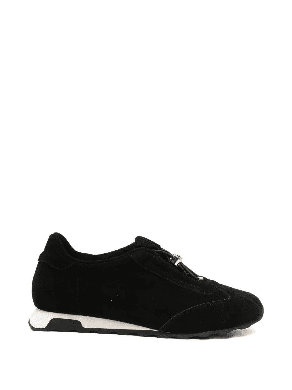 suede lace-up sneakers - Image 1