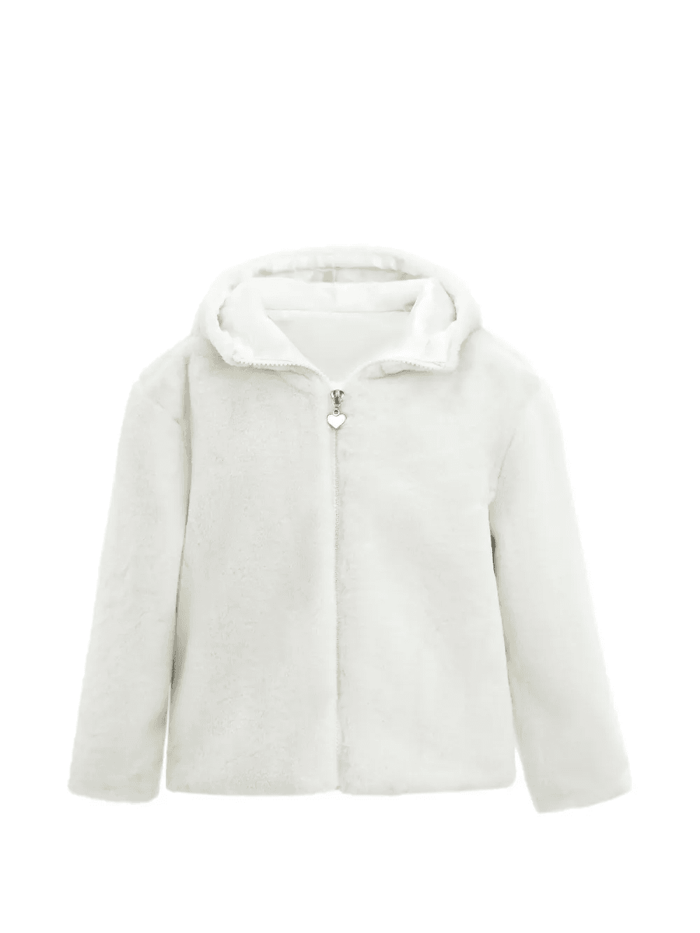 plush hooded jacket - Image 1