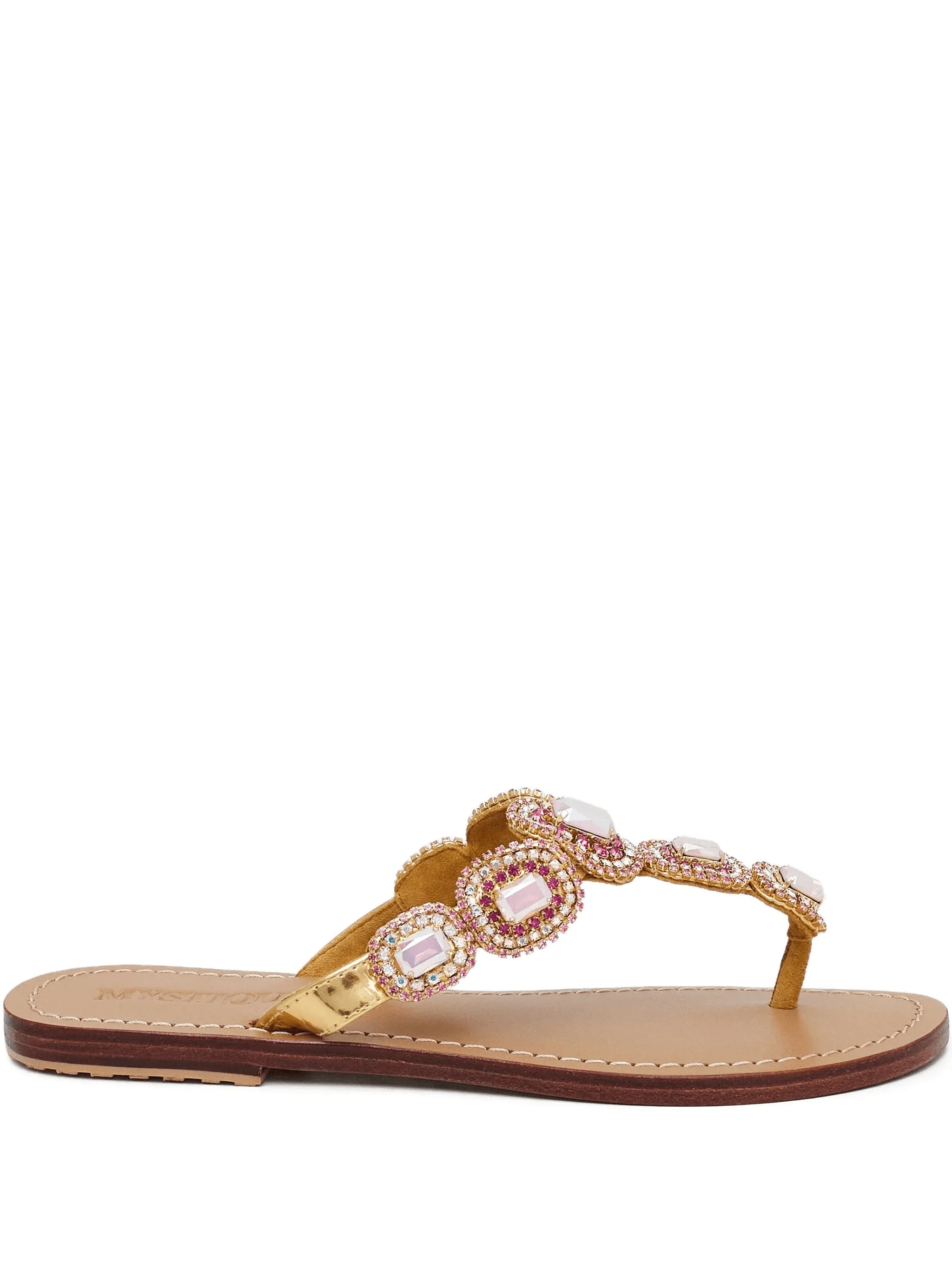 crystal-embellished sandals - Image 1