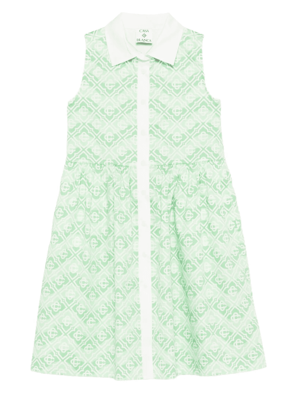 monogram collared dress - Image 1