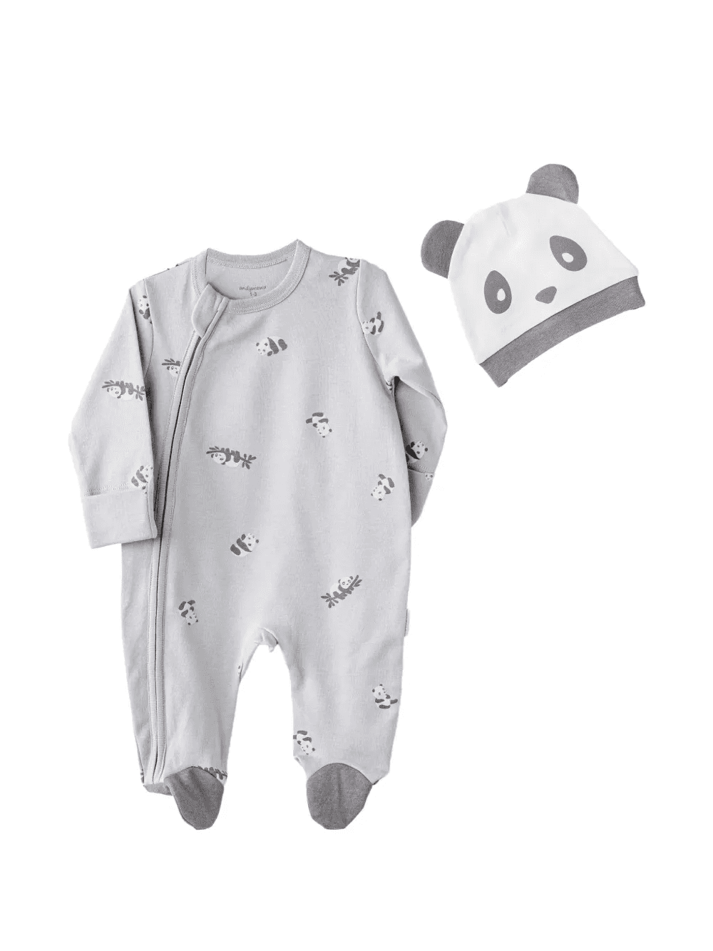 panda-print babygrow set - Image 1