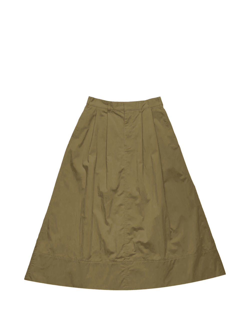pleated midi A-line skirt - Image 1