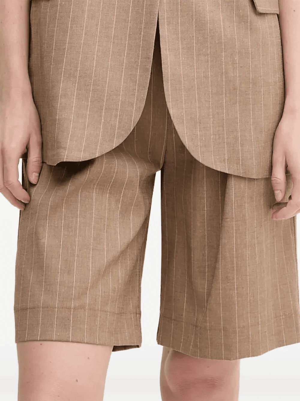 Solange drawstring striped shorts - Image 1