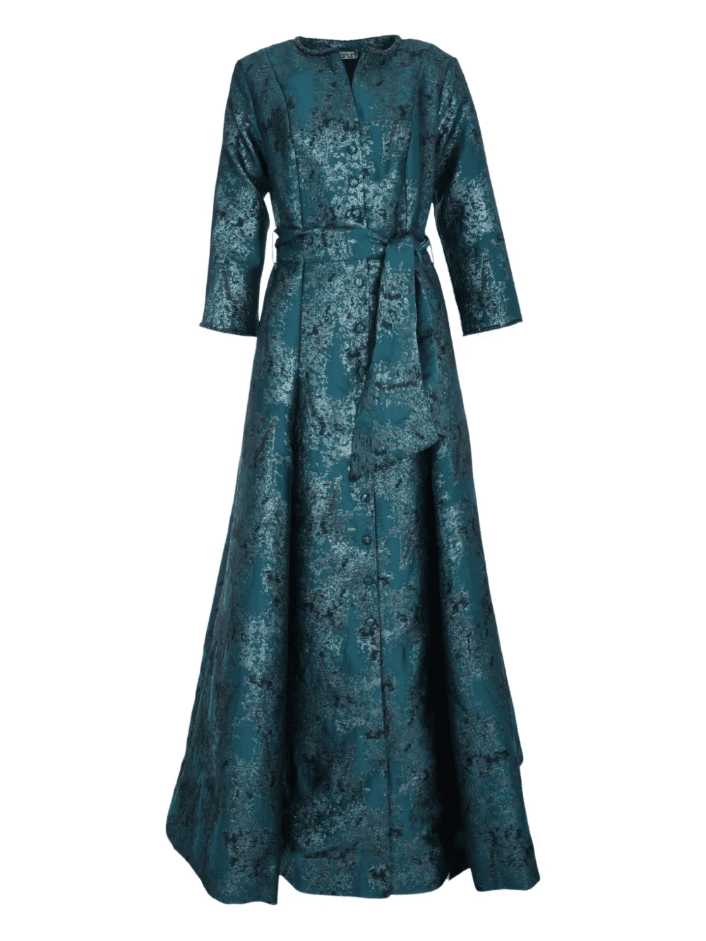 Elham button-embellishment maxi dress - Image 1