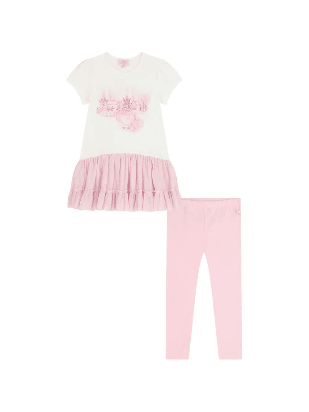 ruffled trousers set (set of two) - Image 1