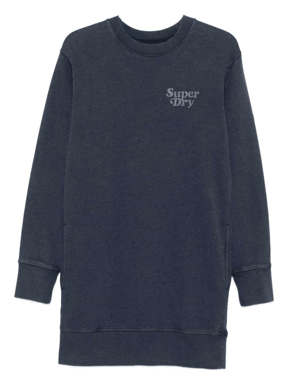 logo-print sweatshirt dress - Image 1