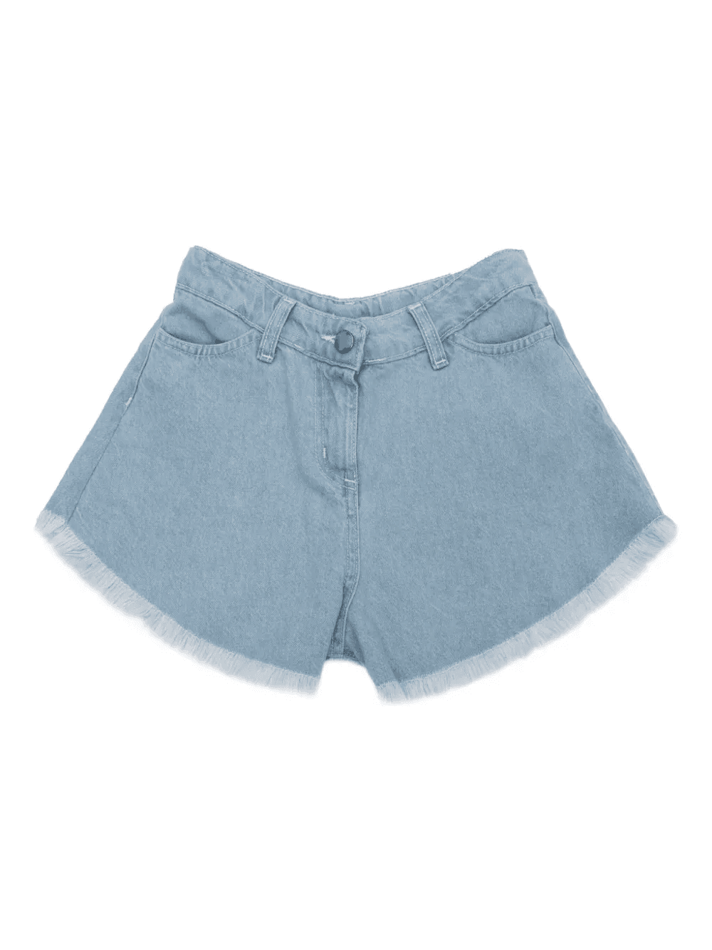 frayed-hem denim shorts - Image 1