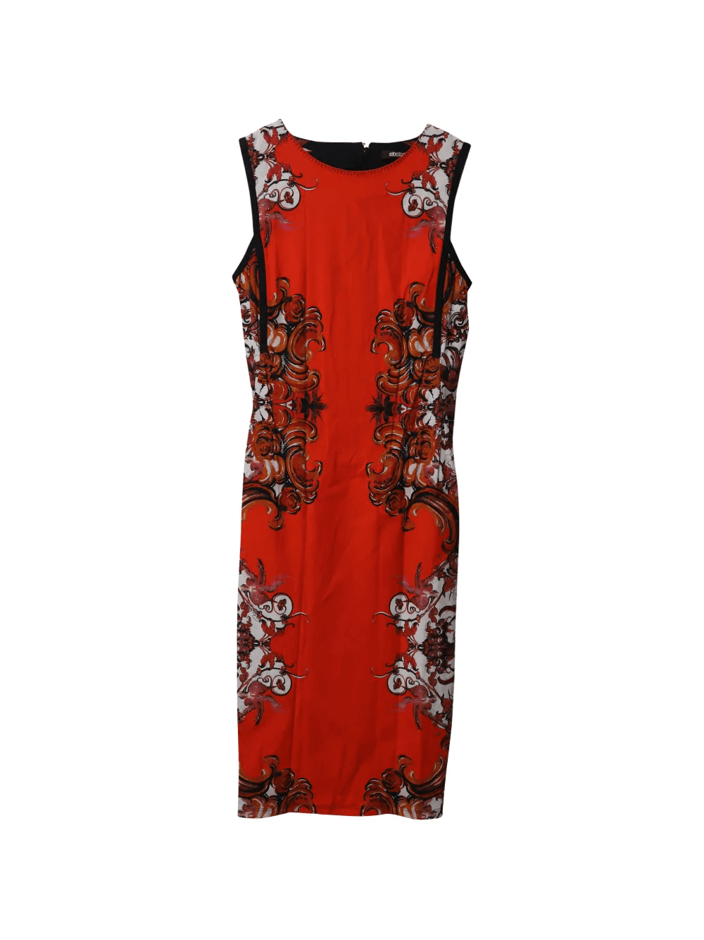 filigree-print sheath midi dress - Image 1