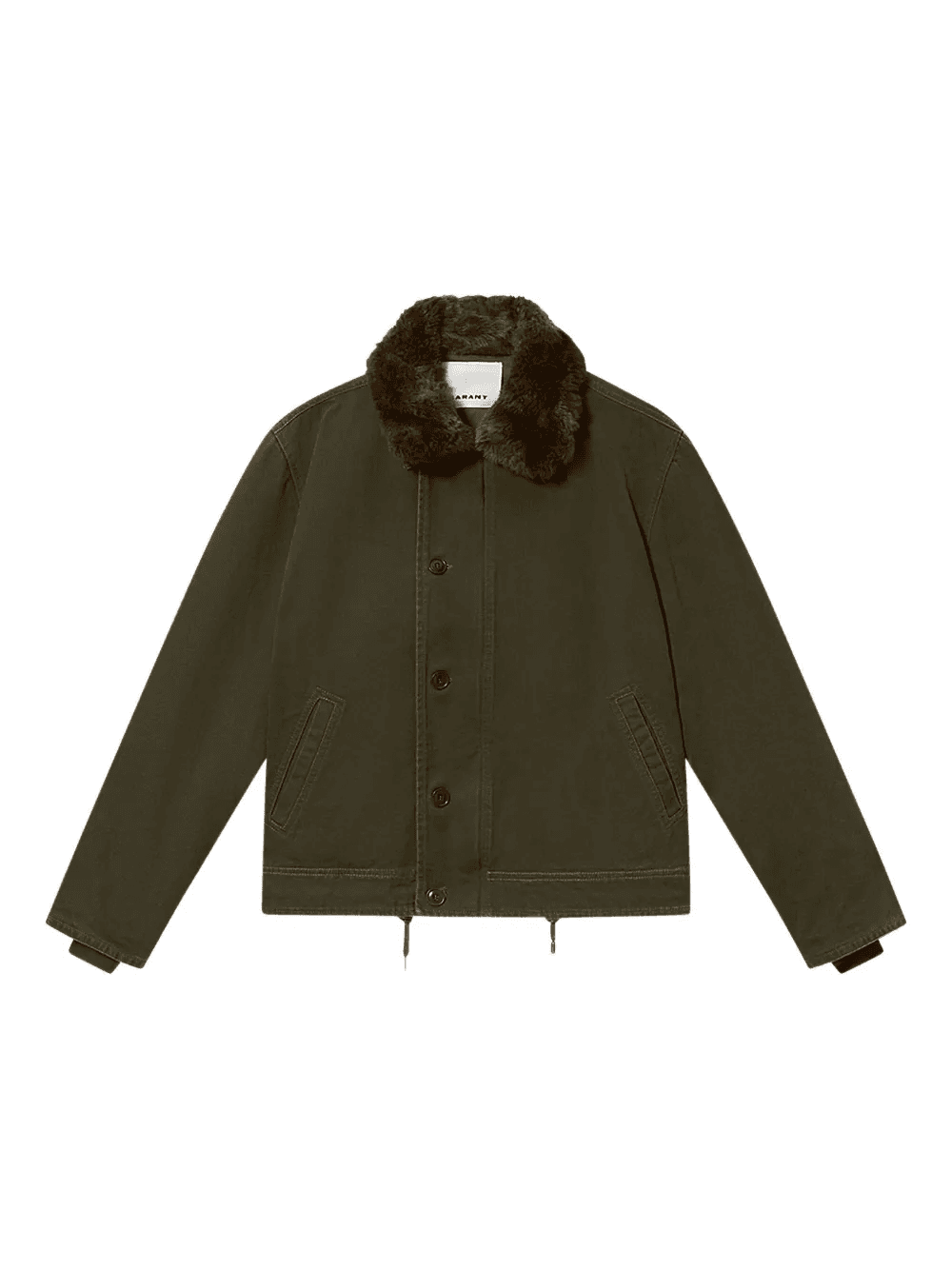 Andy fur-collar jacket - Image 1