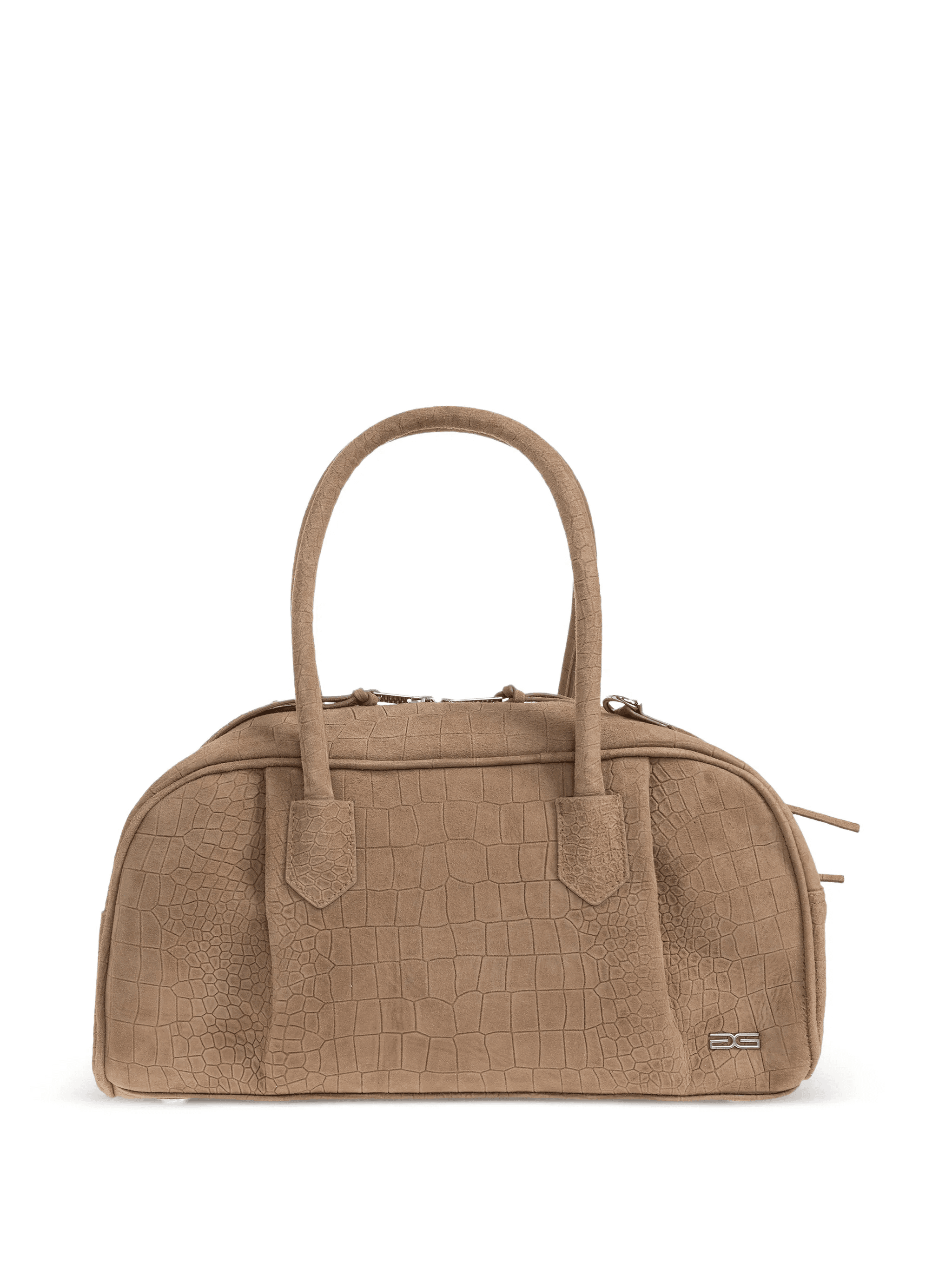 crocodile-effect tote bag - Image 1