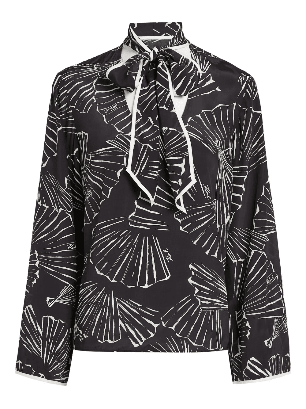 graphic-print blouse - Image 1